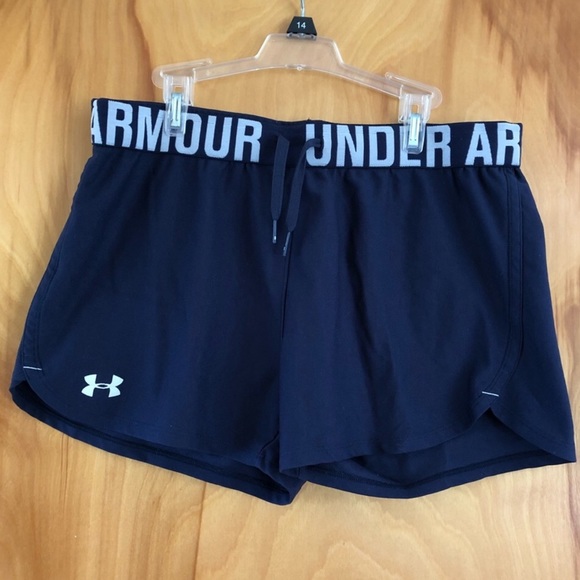 Under Armour Pants - Under Armour Heat Gear Athletic Shorts Navy